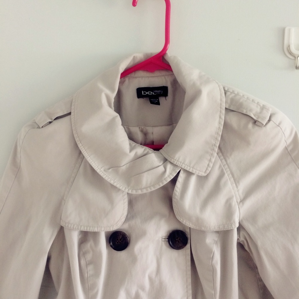 GUC Bebe Pea Coat in Light Grey - Picture 2 of 8